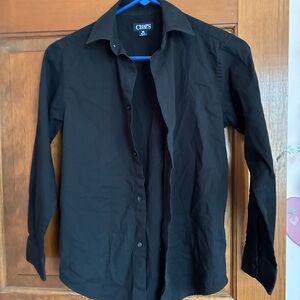Chaps boys Classic Black Button Down Shirt